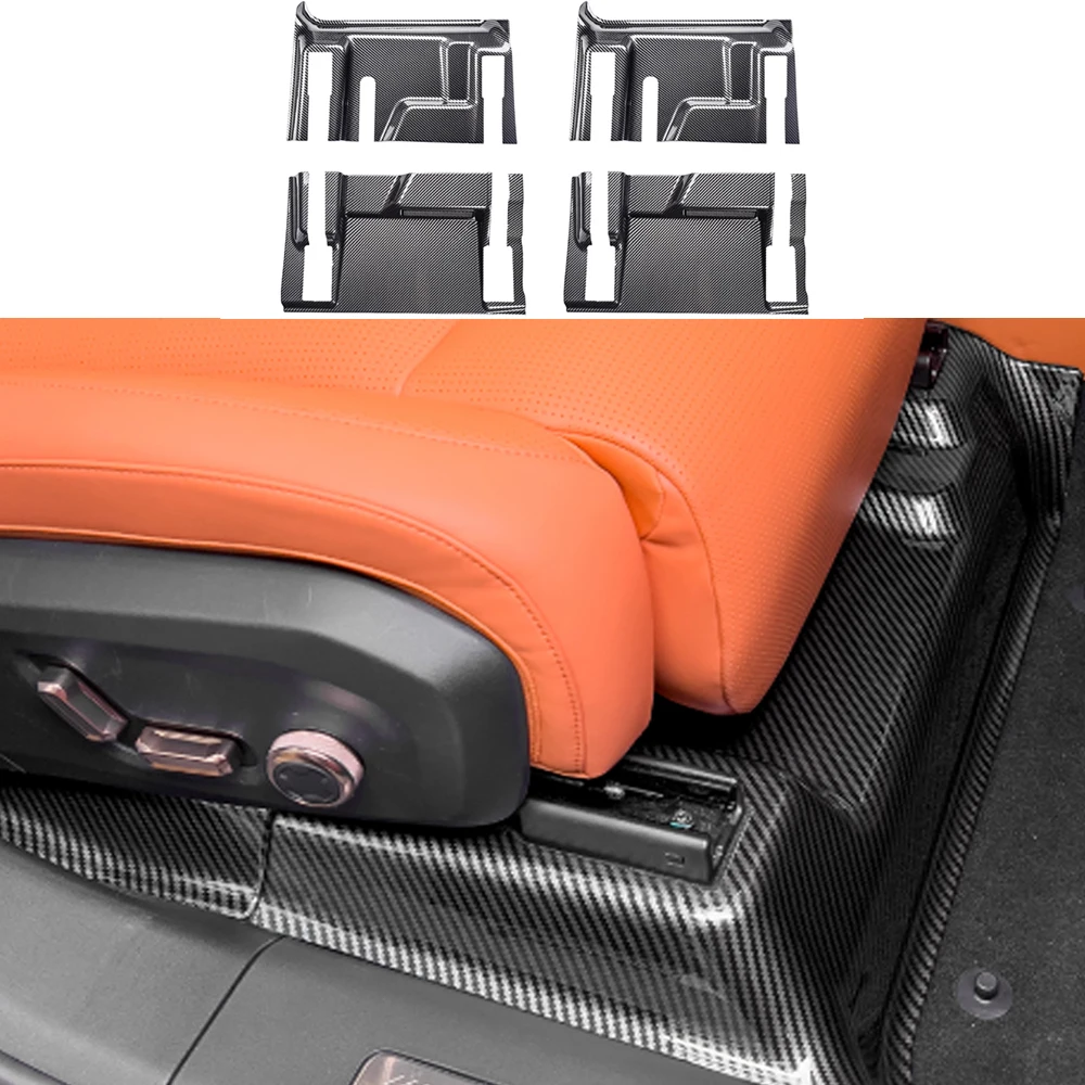 

Anti Kick Cover Under Seat Front Track Air Outlet Mask Protective Cover For Geely Lynk&Co 900 2025 2026 Decoration Accessories