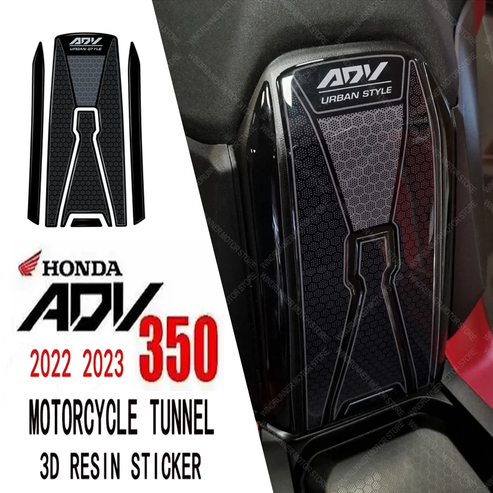

For Honda Adv 350 Adv350 2022 2023 Waterproof Protective Sticker Motorcycle Seat Cover Sticker 3D Epoxy Resin Sticker