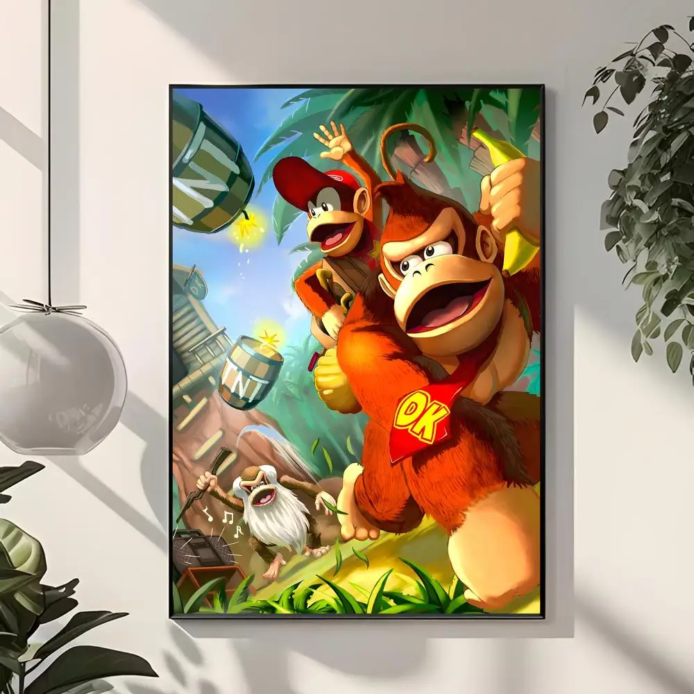 Game-Plattformer D-Donkey Kong Poster – Klassisches Wohninterieur & Moderne Wanddekoration, Kunstkollektion – Detail 16