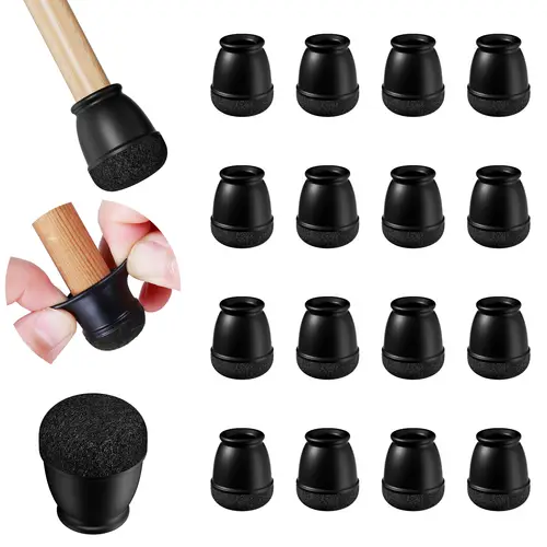 16PCS Silicone Chair Leg Floor Protectors with Wrapped Felt Sofa Table Feet Pads Non Slip Reduce Noise for Hardwood Floors - Image 10