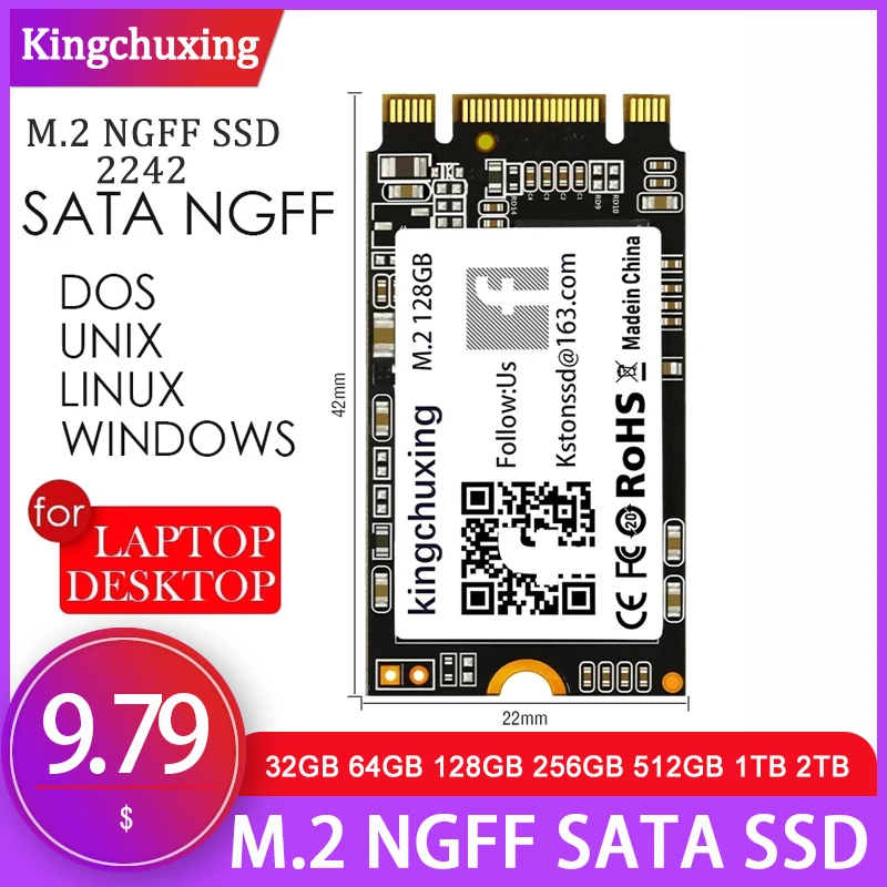 Kingchuxing 2280 Ngff Ssd 1tb 10Ps 2tb Ssd M2 2242 Internal Ssd Hard Drives M2 Sata Hard Disk For Laptop SSD46520