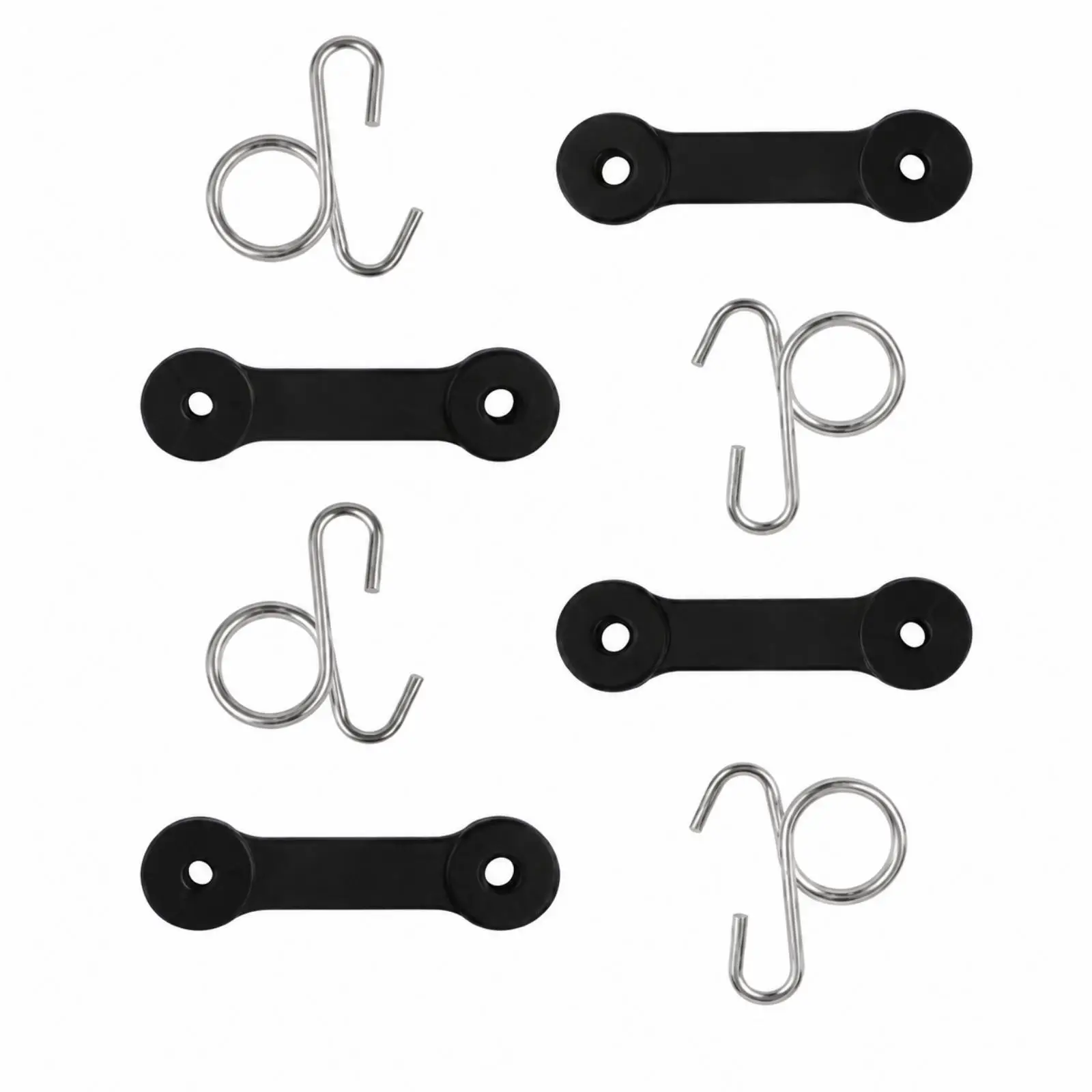 Durable Metal Rubber Machine Latch Assembly Kit for Lawn Tractor Bagger Hood Closure