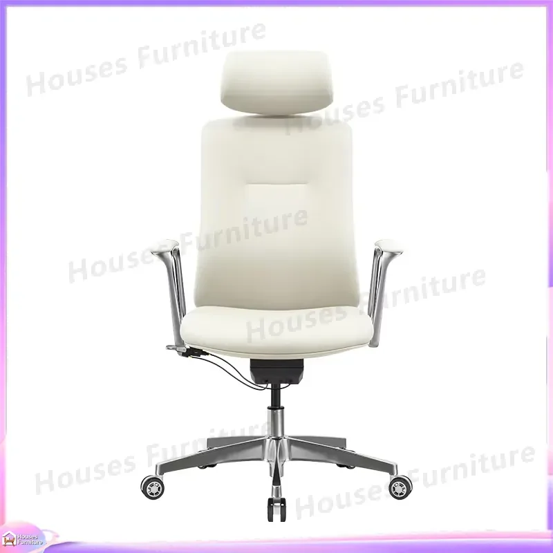 Modern Ergonomic Office Chair Adjustable Reclining Swivel Executive Computer Desk Seat Breathable Mesh Back Aluminum Armrest