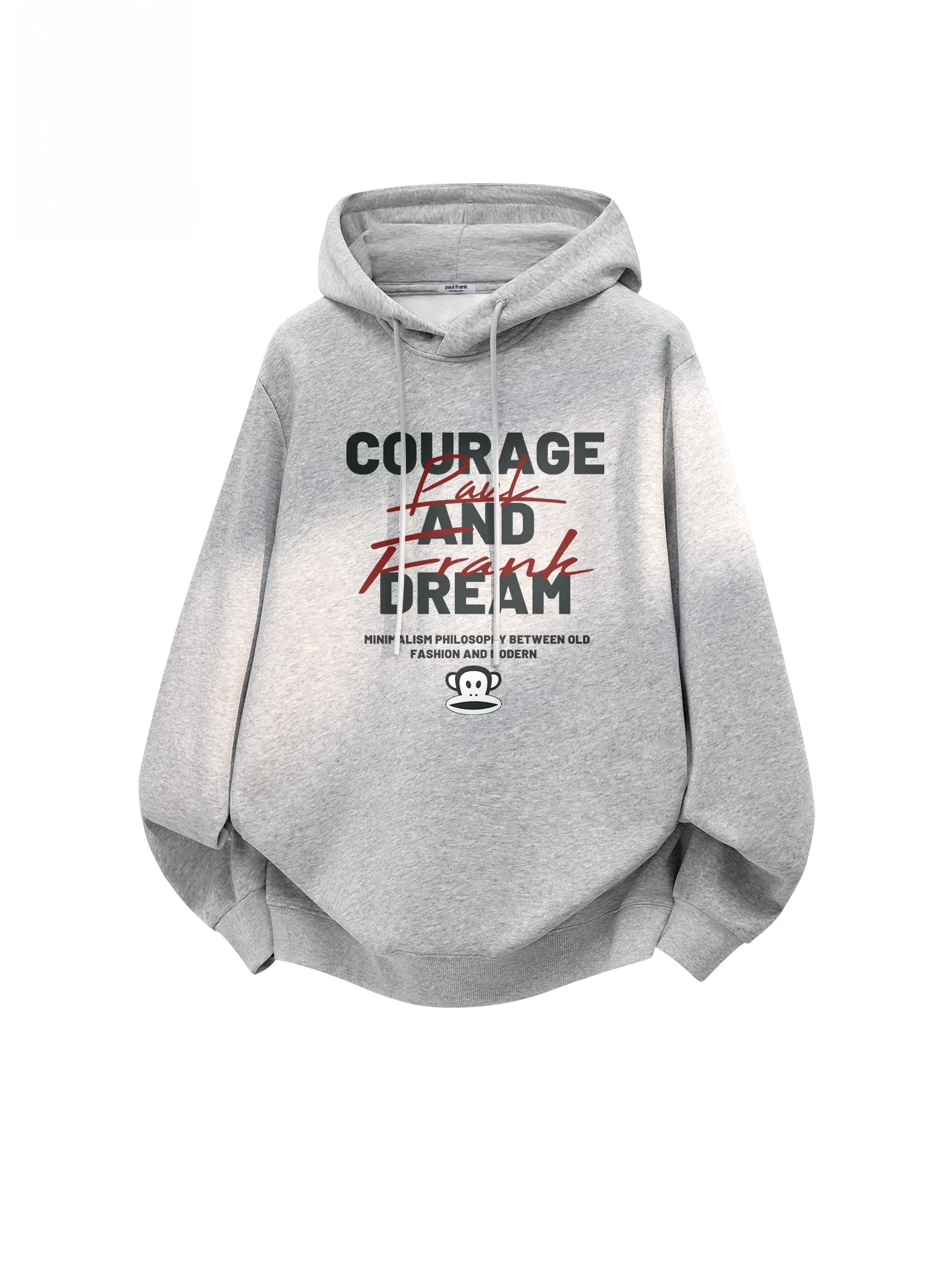 

M Hoodie Sweatirt American Sle Spring Autumn Loose Heavyweight Monkey Print Long Sve Breathable Casual H...