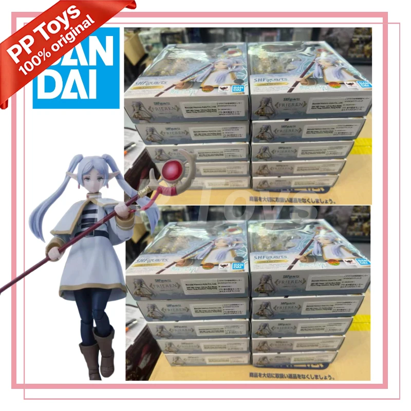 

In Stock Bandai Original Box SH Figurats SHF Frieren Beyond Journey's End FERN Anime Action Figure Model Toy Figura PVC Gifts