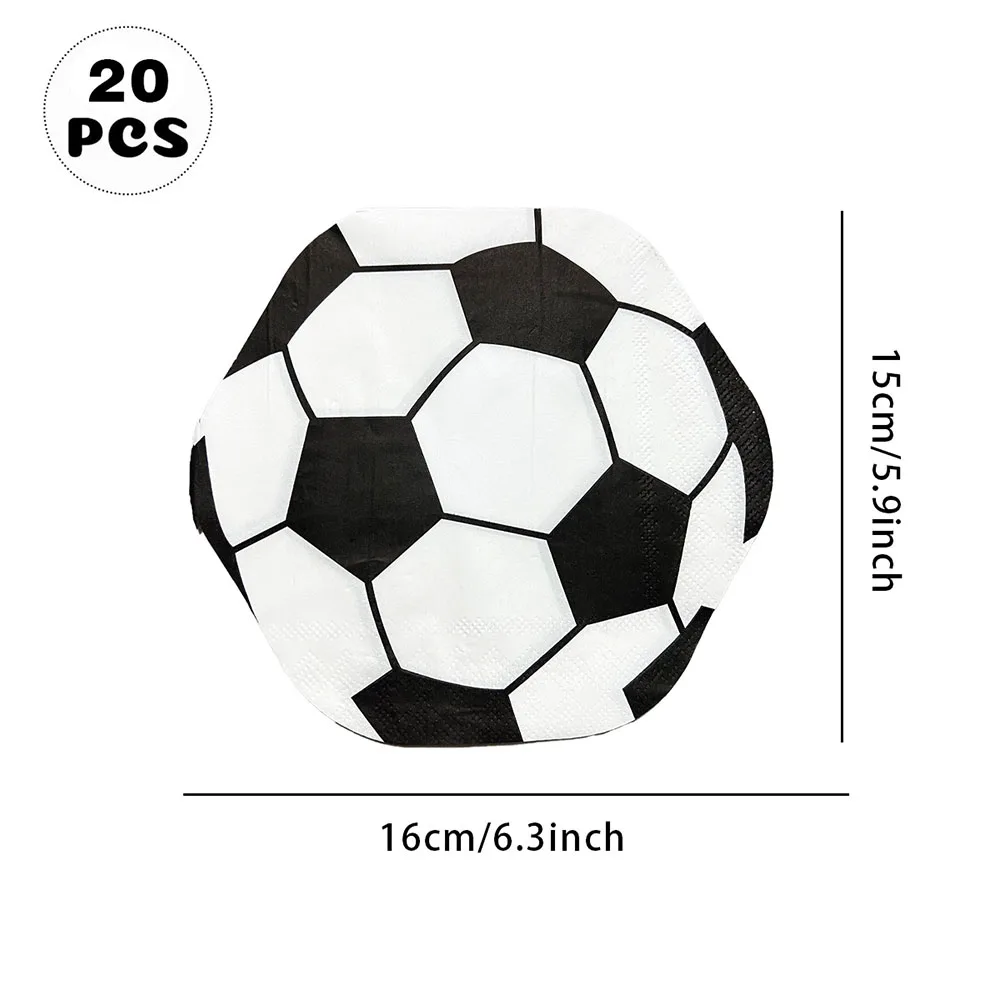 كرة القدم المناديل الورقية لكرة القدم المتاح كوكتيل المناديل لكرة القدم موضوع عيد ميلاد الزفاف استحمام الطفل لوازم الحفلات #2