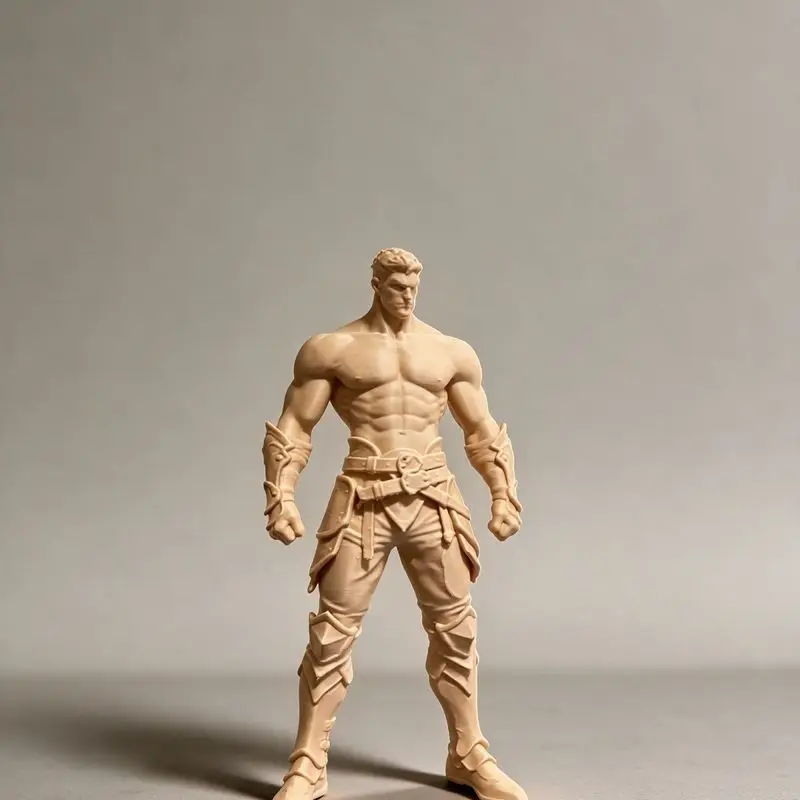 Hardcore Fitness Bodybuilding Muscular Male Model 3D Printed 20cm Human Structure Sculpture Desk Display Piece