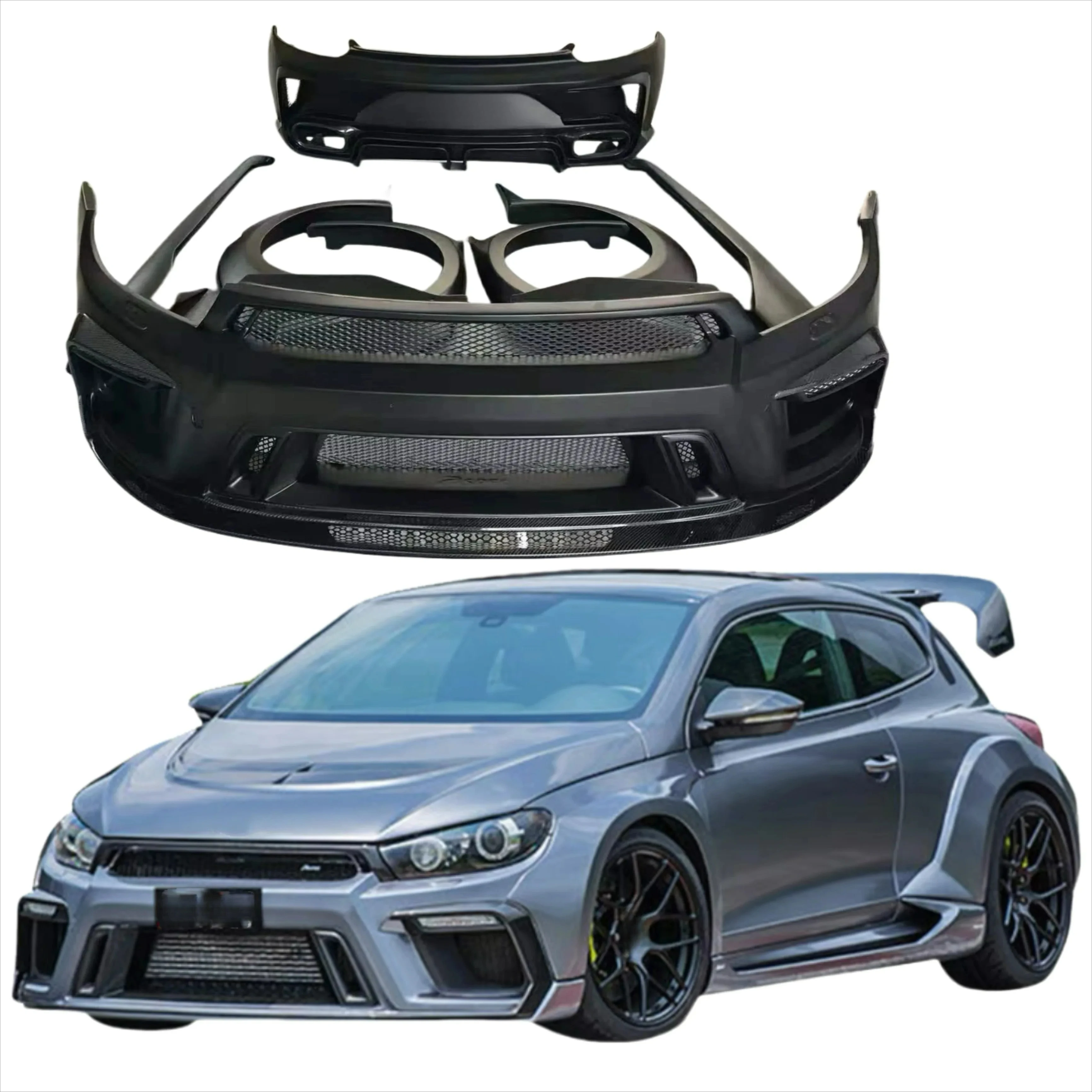 

Upgraded FORScirocco ASP Style Widebody Fiberglass BODYKIT