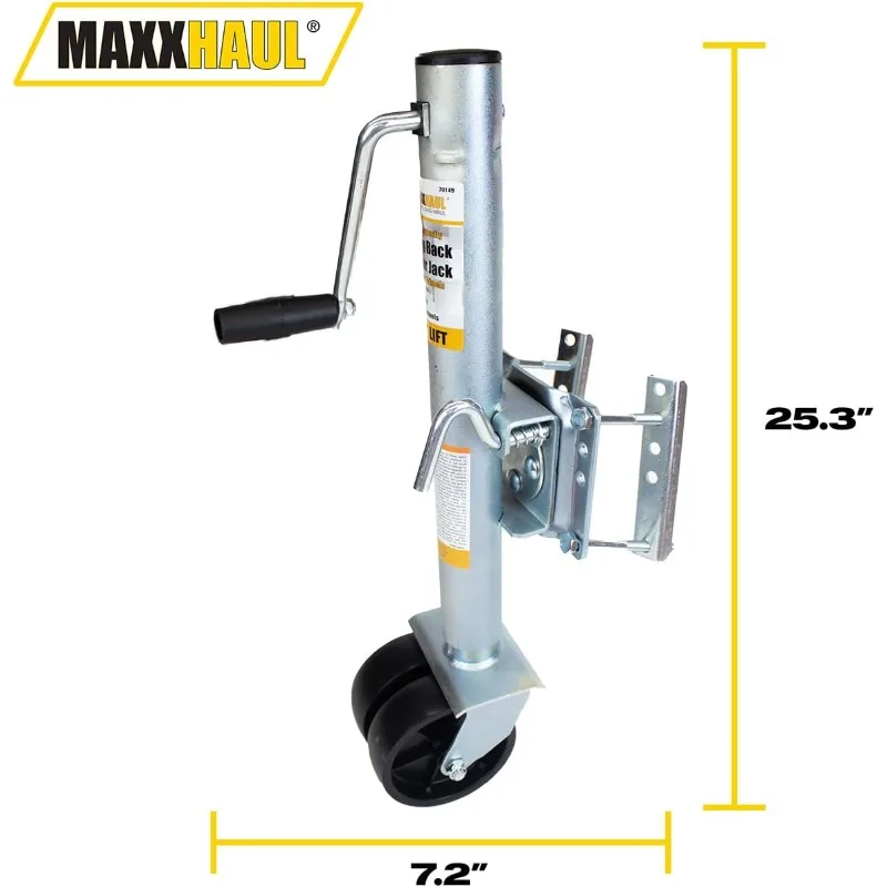 70149 Trailer Jack with Dual Wheels - 26-1/2