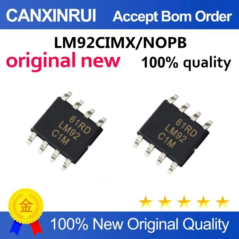 LM92CIMX/NOPB Temperature Sensor Chip SOP-8 Pack Screen Print LM92CIM Quality Assurance