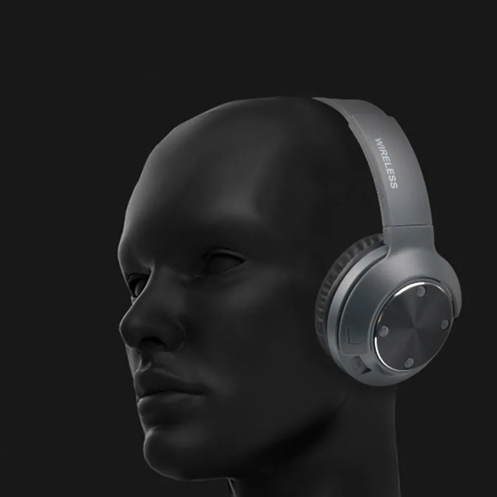 

Wireless Headphones Stereo Earphone ABS Sports Gaming Laptop Music Heavy Bass 3D Surround Foldable Adjustable Stable Connection