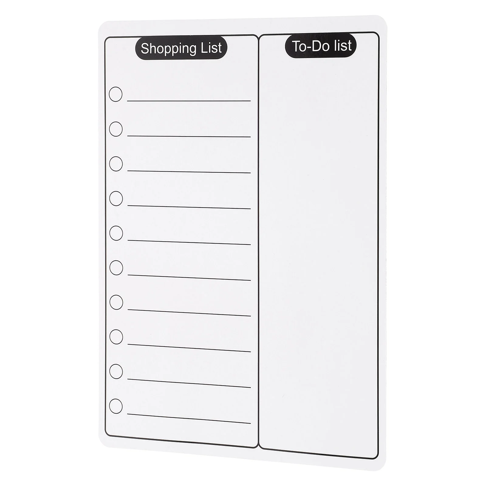 

White Board Message Notebook Magnetic Whiteboard for Fridge Pads Lists Shopping