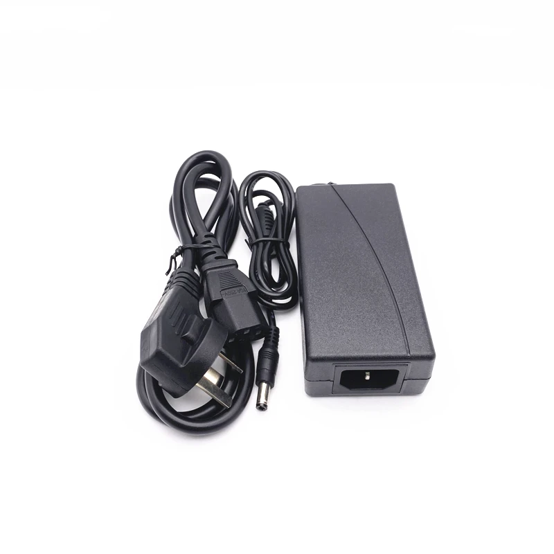 56V 2A 새로운 AC 100V-240V 컨버터 어댑터, DC 56V2A 2000mA 전원 공급 장치 EU 플러그 DC 5.5mm X 2.1mm 내부 포지티브 외부 네거티브