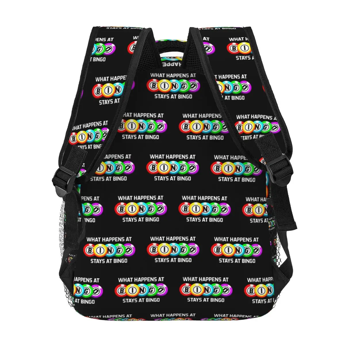 ما يحدث في حقيبة الظهر Bingo رائجة البيع Daypack سعة كبيرة للأولاد والبنات حقيبة كتب مدرسية حقائب كتف للرجال والنساء