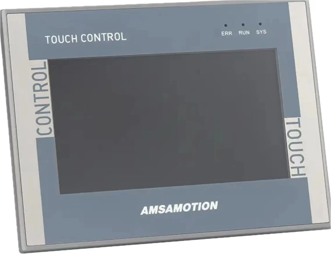 Amoxon PLC touch screen all-in-one machine 7 inch embedded Modbus RTU master function PLC