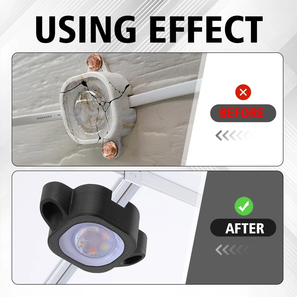 1/3/5 قطعة مناسبة لـ Gov-ee Pro Model H706A H706C حامل أسود للإضاءة الخارجية