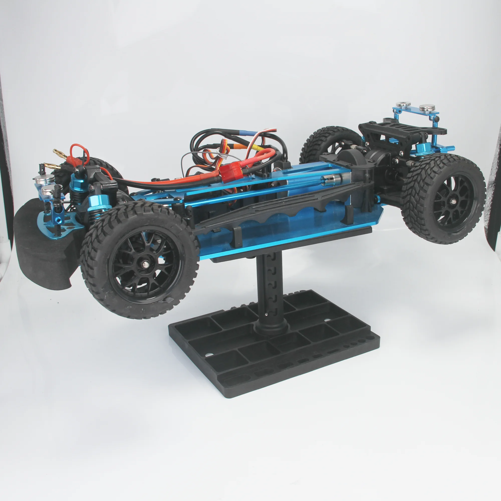 

Adjustable RC Car Repair Station Display Stand Rotatable Assembly Platform for 1/8 1/10 1/12 1/14 1/16 RC Crawler Truck Models