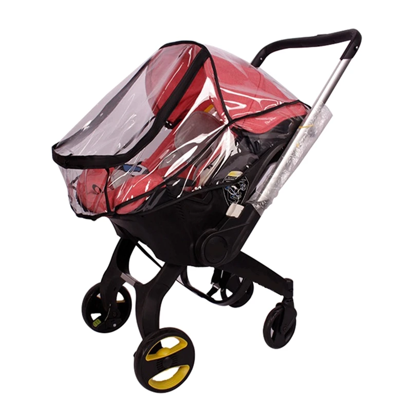 

Baby Carriage Rain Cover Breathable Double Zipper Windproof Rain Cover Stroller Raincoat Baby Seat Travel Accessories