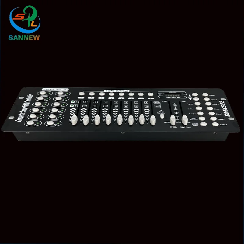 SHEHDS 192 DMX Controller 512 Disco DJ DMX Console Stage Light Controllers For DMX Light DJ Party Light Beam Wash Lighting