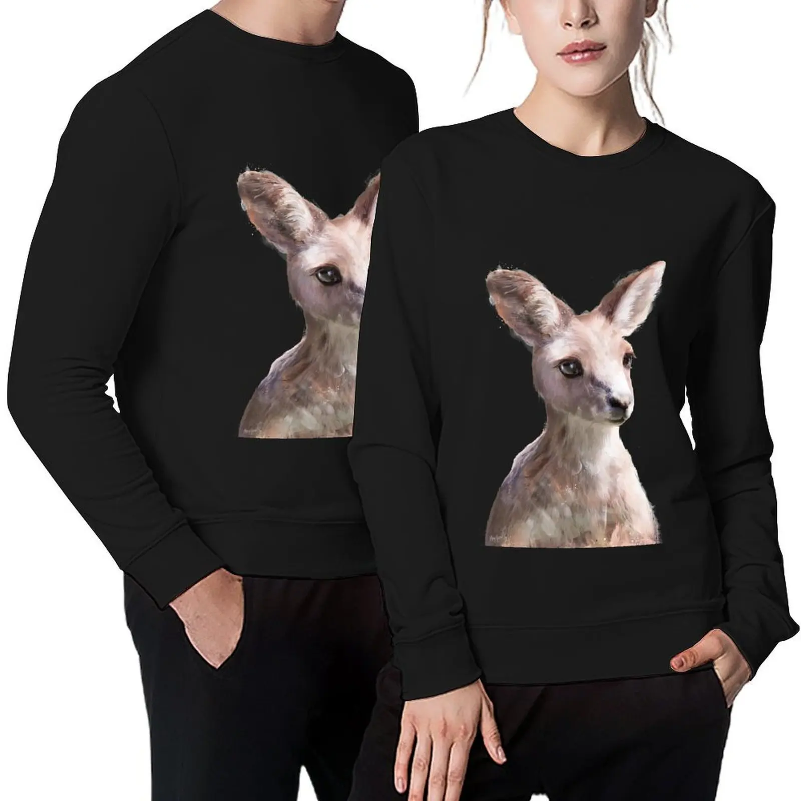 

Little Kangaroo Pullover tracksuit men's sweat-shirt men wear tracksuit men winter man sweatshirt