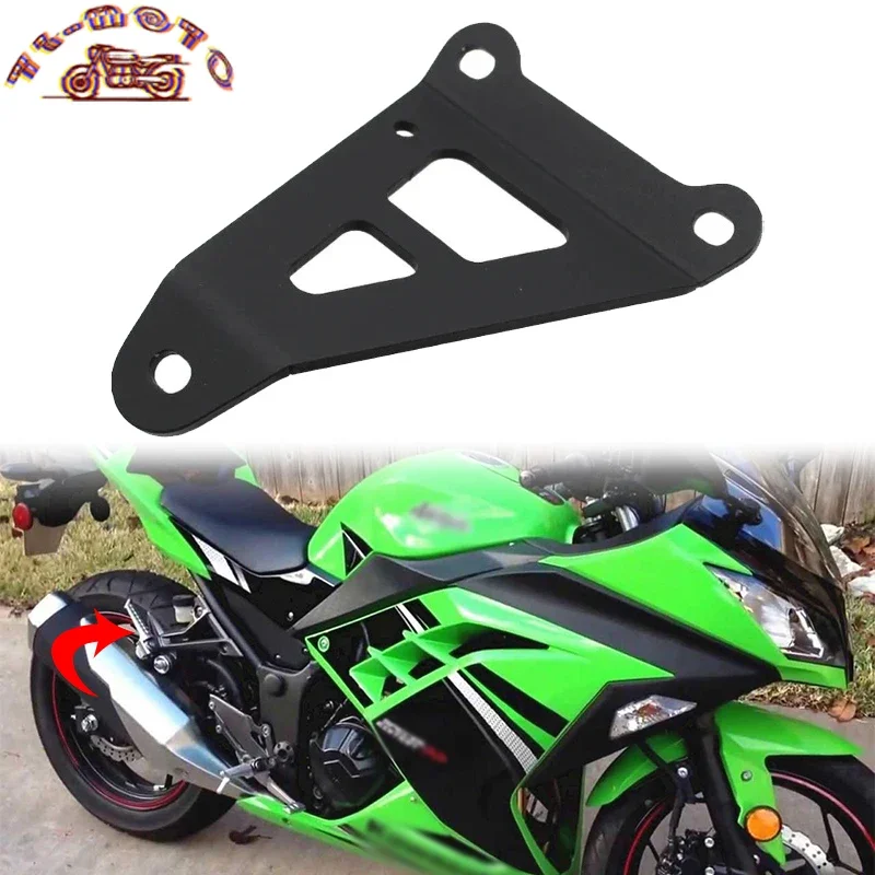 

Fit For KAWASAKI Ninja250 Ninja300 2013-2017 Motorcycle CNC Exhaust Pipe Hanger Muffler Support Bracket Holder Aluminum Strong
