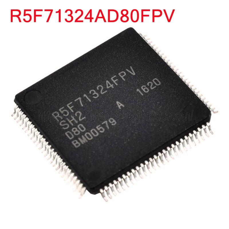 

1PCS/lot R5F71324AD80FPV R5F71324FPV QFP100 Chipset 100% new imported original IC Chips fast delivery