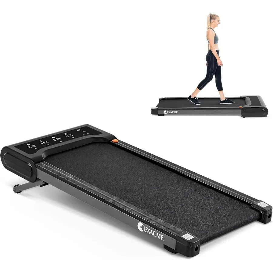 Cinta de correr 4 en 1 debajo del escritorio para el hogar y la Oficina con cinta de correr portátil con inclinación automática de 12 para uso en interiores, capacidad de peso de 265 libras