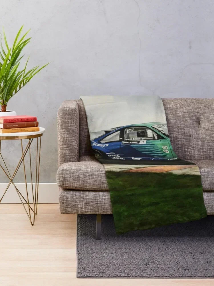 James Deane Drift Car Throw Blanket Luxury Designer Designers Blankets