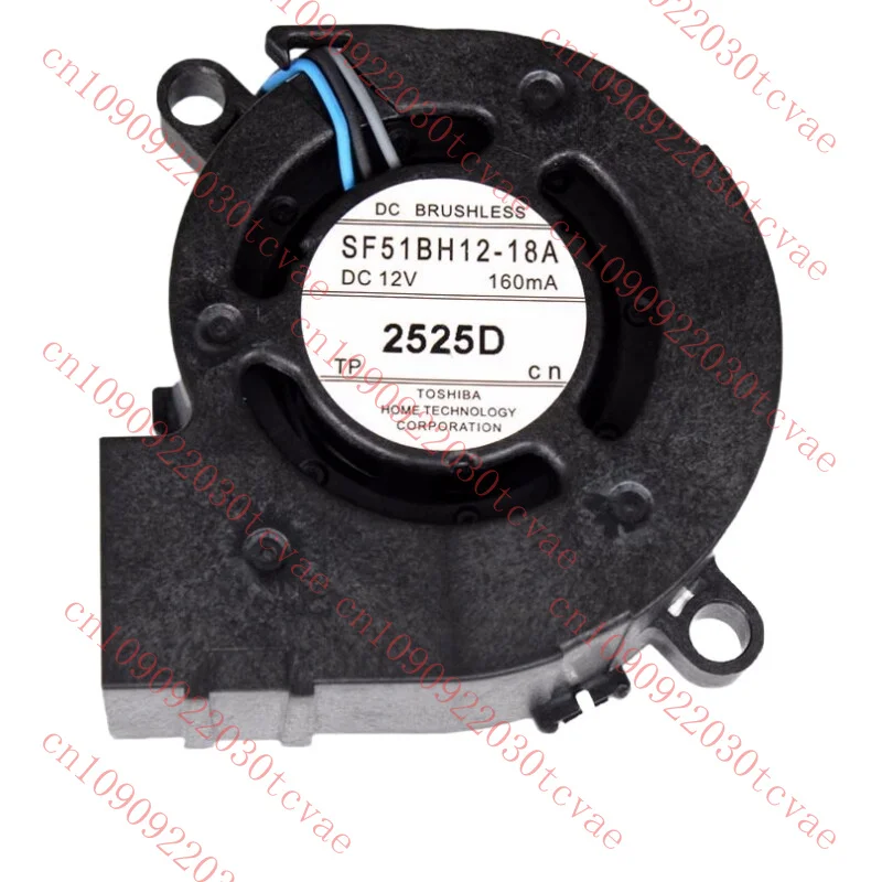 

New SF51BH12-18A 3Z10D DC12V 160mA 3-Wire 50*50*20mm Cooling Fan
