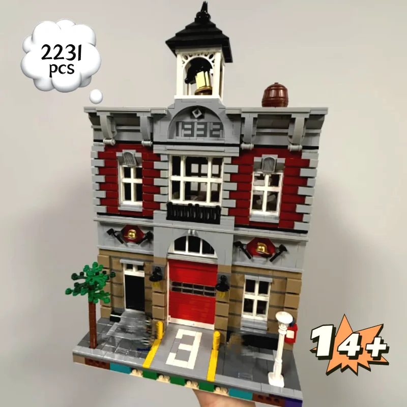 أداة تعليم لواء الإطفاء الأكثر مبيعًا متوافقة مع 10197 كتل نماذج للأطفال هدايا ألعاب عيد الميلاد #1