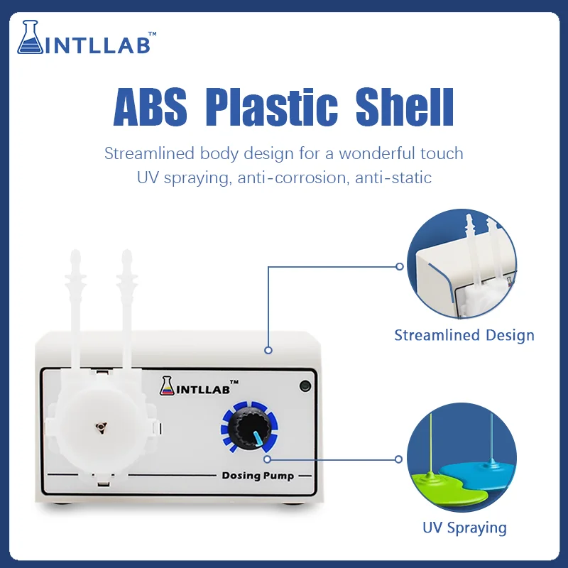 Перистальтический жидкостный насос INTLLAB, дозирующий насос для аквариума, лабораторный Анализатор воды