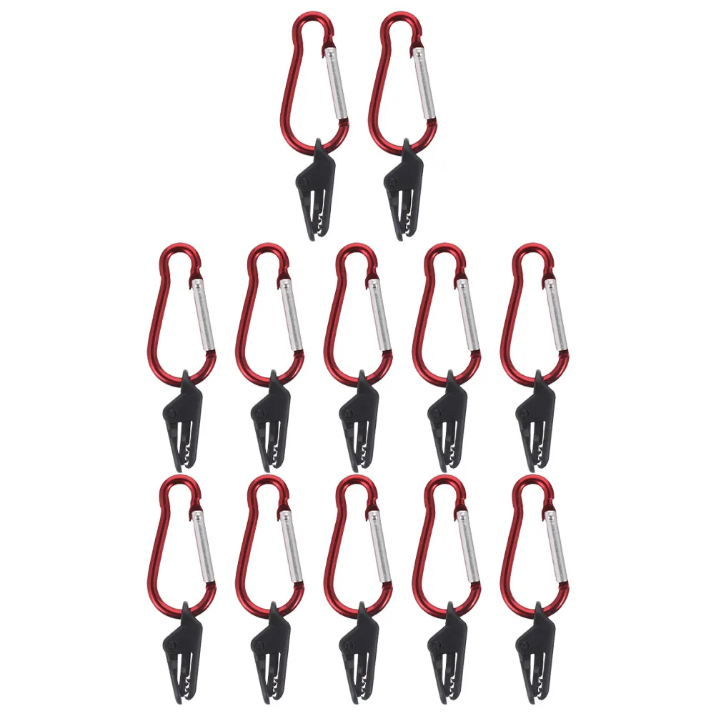 

Tent Alligator Clips Windproof Crocodile Mouth Clamps Heavy Duty Tarp Secure Hooks Camping Shade Sail Hardware Accessories