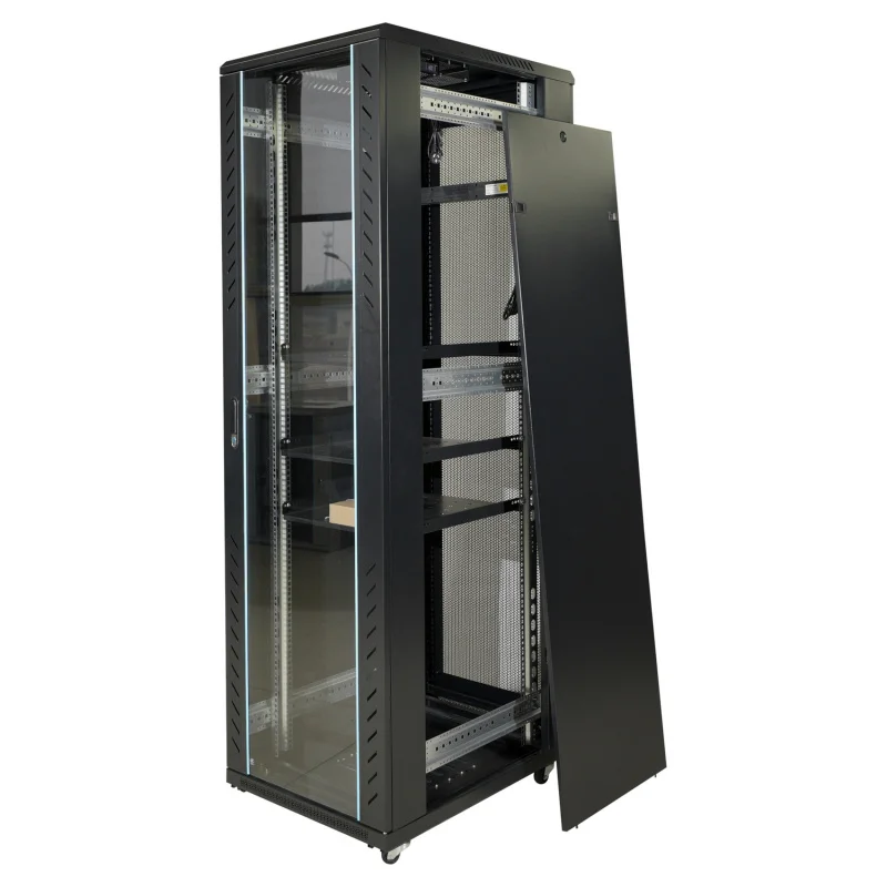 custom.CE RoHS ISO Certified 27U Telecom Server Rack 19-Inch Metal Internet 42U Standing Data Rack Data Centers 4U 9U 12