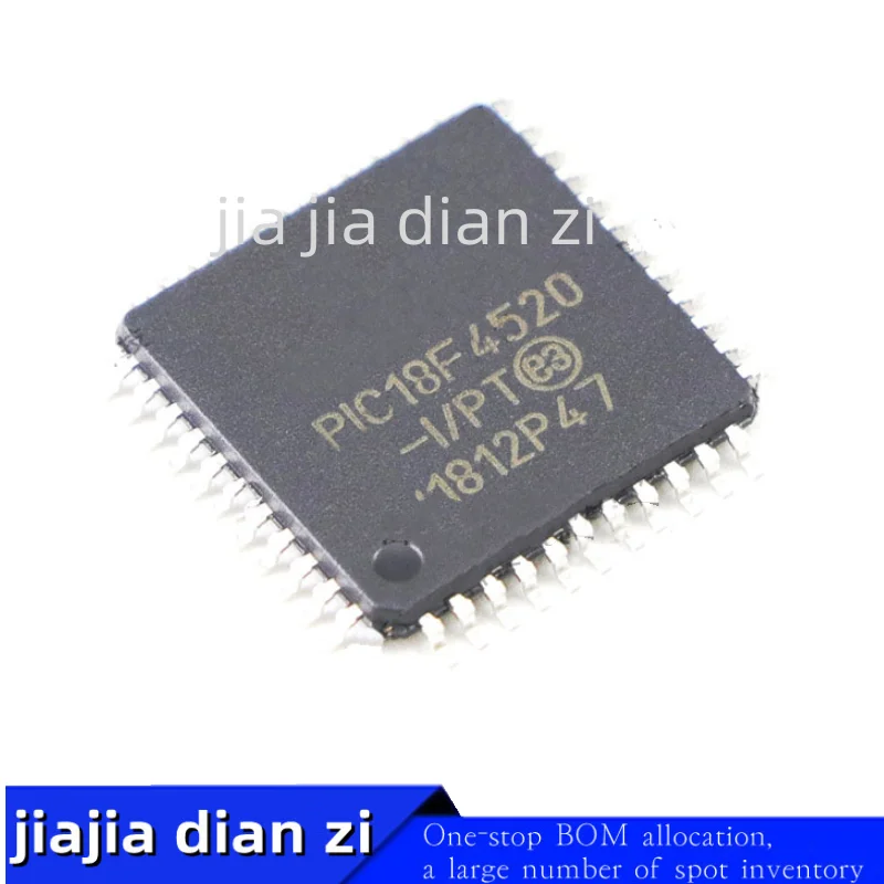 1 unids/lote PIC18F4520 PIC18F QFP44 microcontrolador de 8 bits chips ic en stock