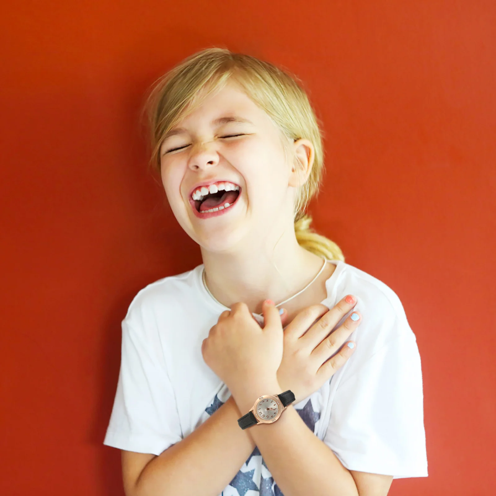 1 قطعة ضوء الليل مقاوم للماء ساعة نسائية أنيقة حركة كوارتز ساعة اليد حفلة عطلة مهرجان مقاوم للماء ساعة معصم