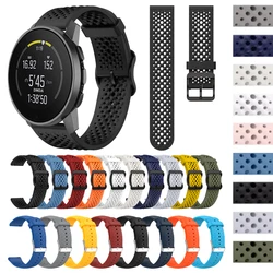 22mm Watch Strap For SUUNTO 9 PEAK PRO DLC / 5 PEAK Wristband For SUUNTO RACE S / OCEAN /VERTICAL Silicone Sport Breathable Band