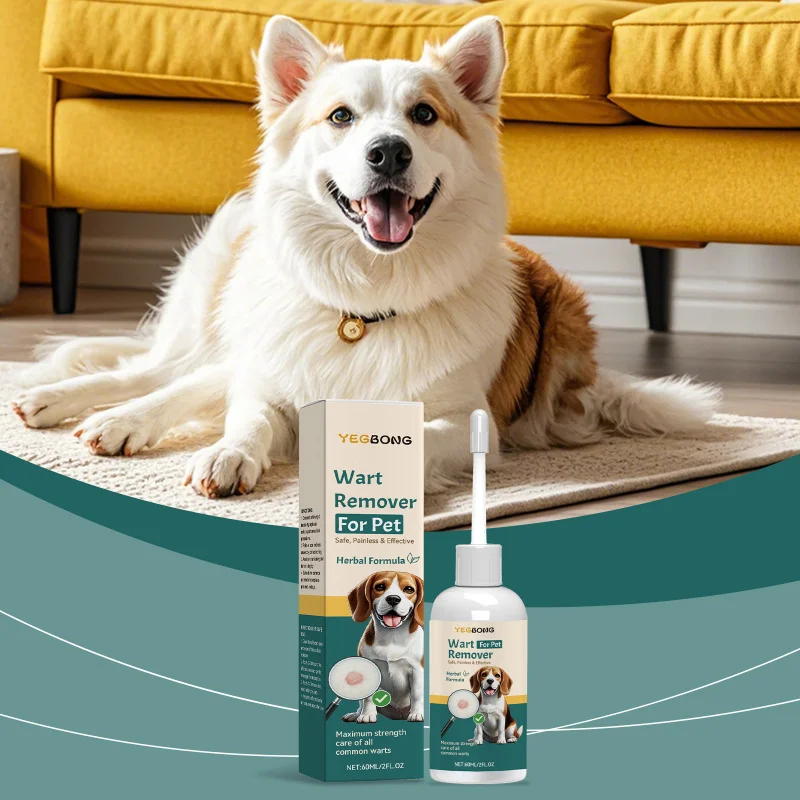 

Herbal Dog Skin Care Drops - Gentle Wart Remover For Pets, Soothes Itching & Redness, Natural Skin Treatment For Dogs