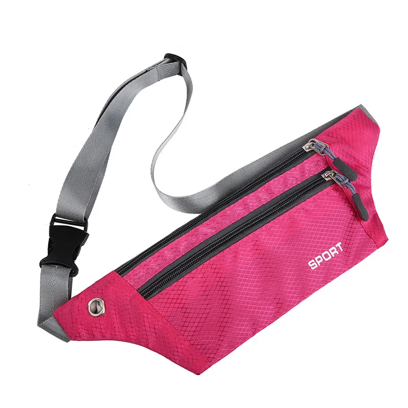 Outdoor Sports Nylon Waist Bag For Men And Women, Running, Fitness, Cycling, Mobile Phone Multifunction Travel Waist Bag