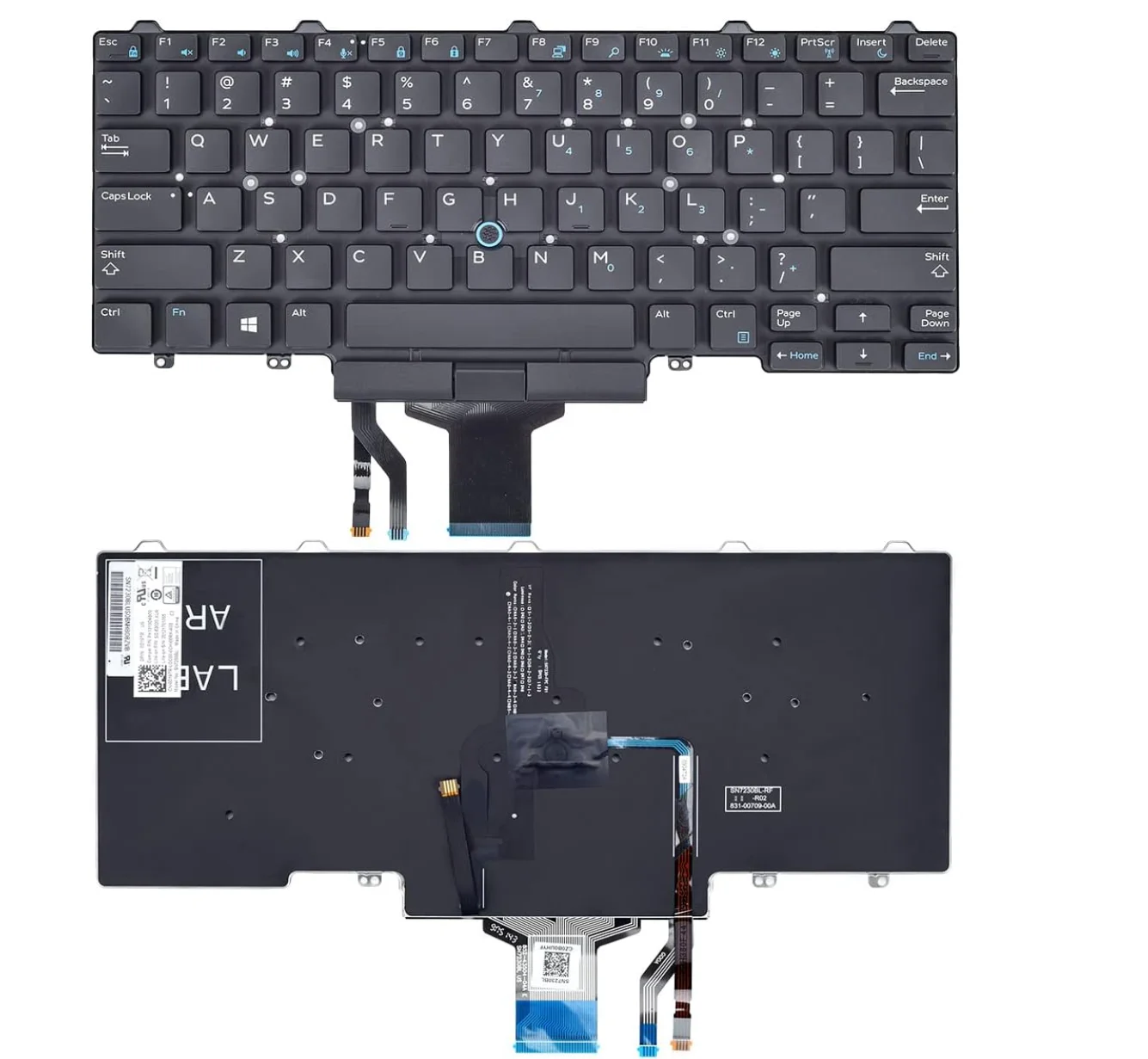 US Laptop Keyboard For Dell Latitude 5480 5490 E5450 E5470 E7450 E7470 0D19TR PK1313D4B05 PK1313D4B00 SN7230BL Backlit