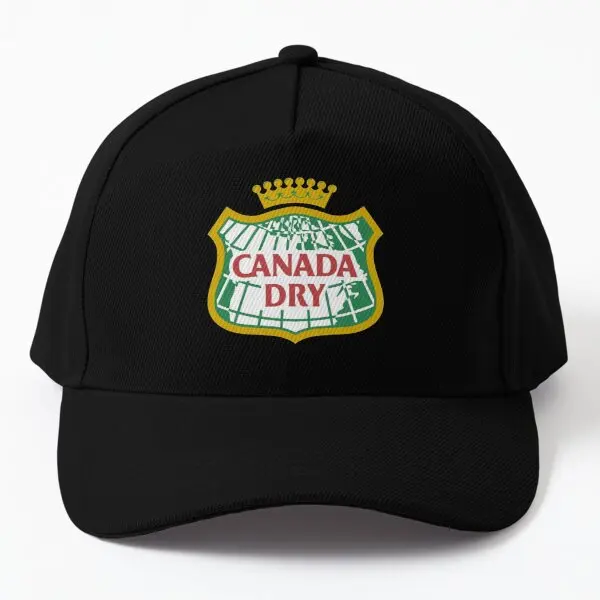 Canada Dry Ginger Ale  Baseball Cap Hat Printed Mens Fish Sun Hip Hop Sport Bonnet  Black Summer Casquette Spring  Women Boys