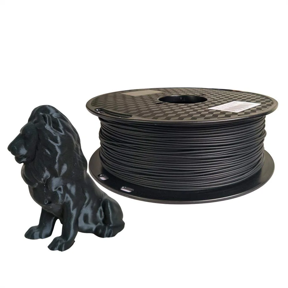 

PLA Max 3D Printer Filament 1.75 mm 1KG 2.2LBS Stronger Toughness Black