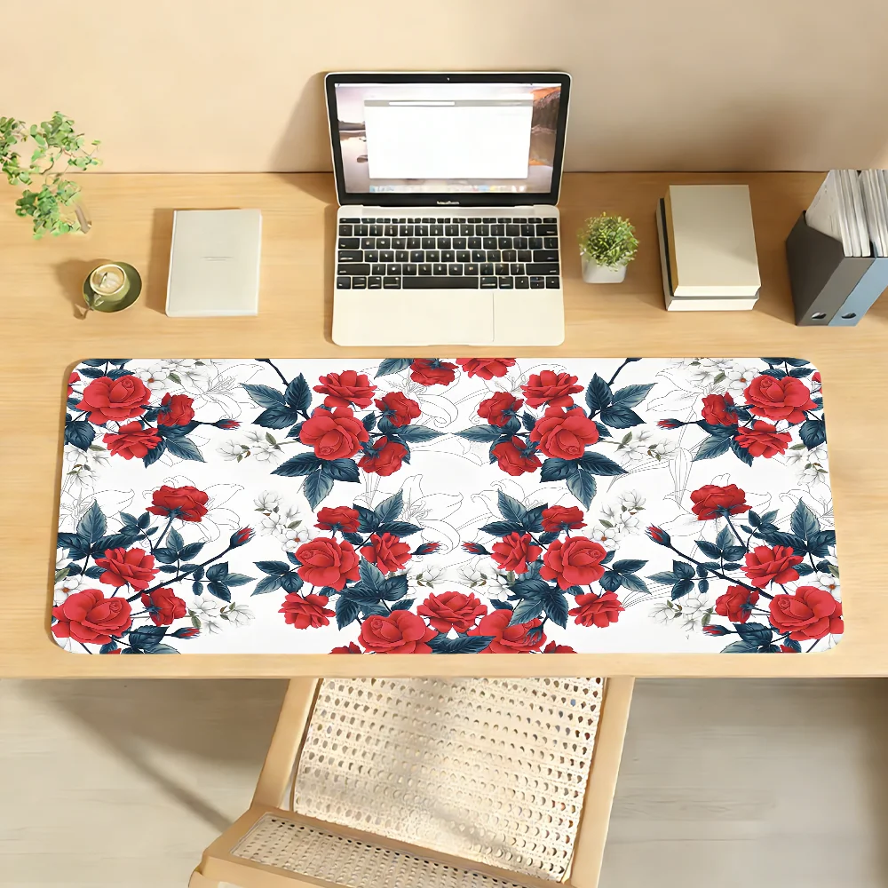 

Коврик для мыши Florence, резиновый нескользящий коврик для мыши для компьютера и ноутбука, коврик для геймеров, декоративный настольный коврик