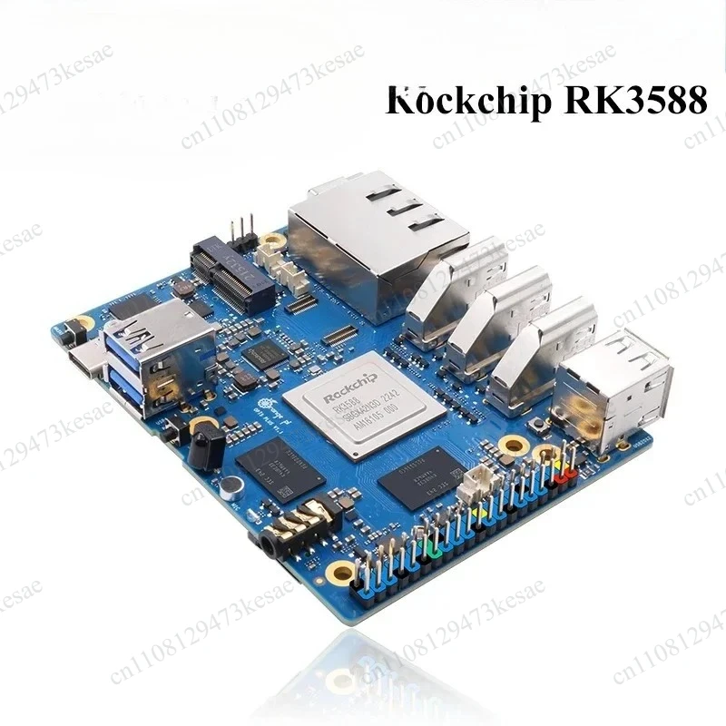 Orange Pi 5 Plus RK3588 SBC 16GB RAM | Dual 2.5GbE WiFi 6 & NVMe SSD | 6 TOPS NPU 8K Video Mini PC Development Board