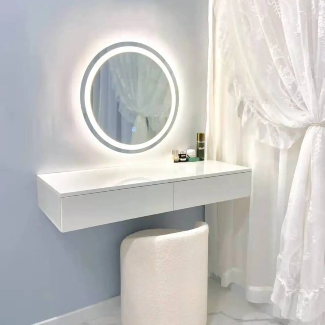 

Suspended Dressing Table Wall-mounted Simple Modern Small Apartment Bedroom Suspended Makeup Table Wall-mounted Desk