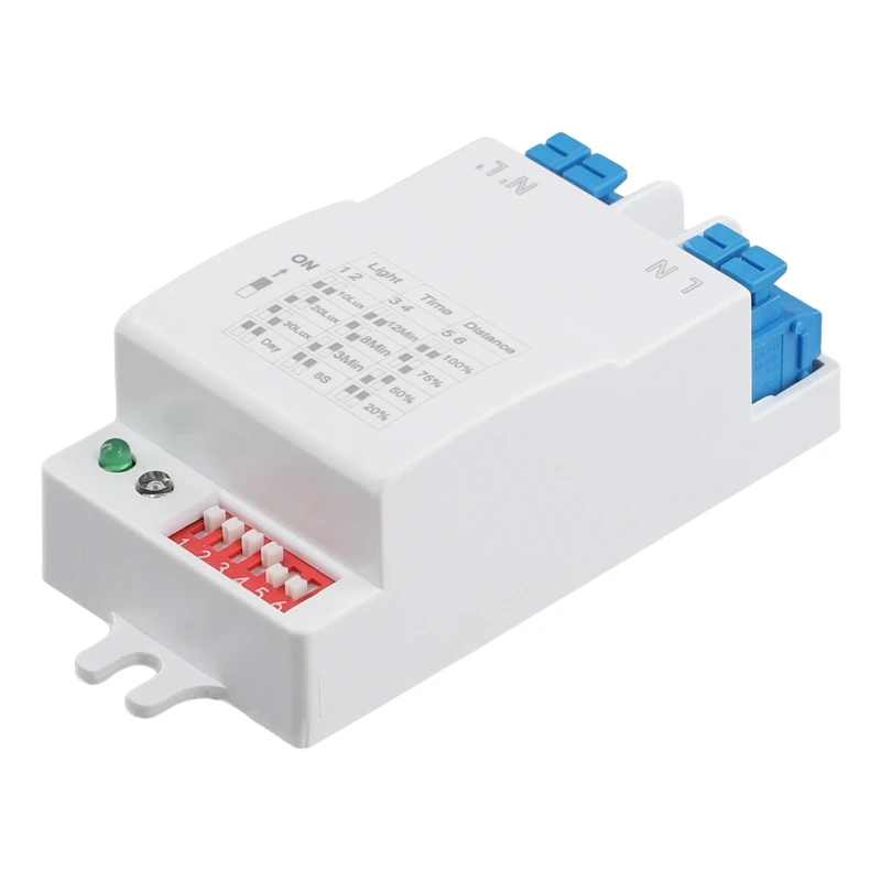 

5.8Ghz Microwave Radar Sensor Switch Controller 5-8M Human Body Induction On/Off AC220-240V LED Light Sensor Switch