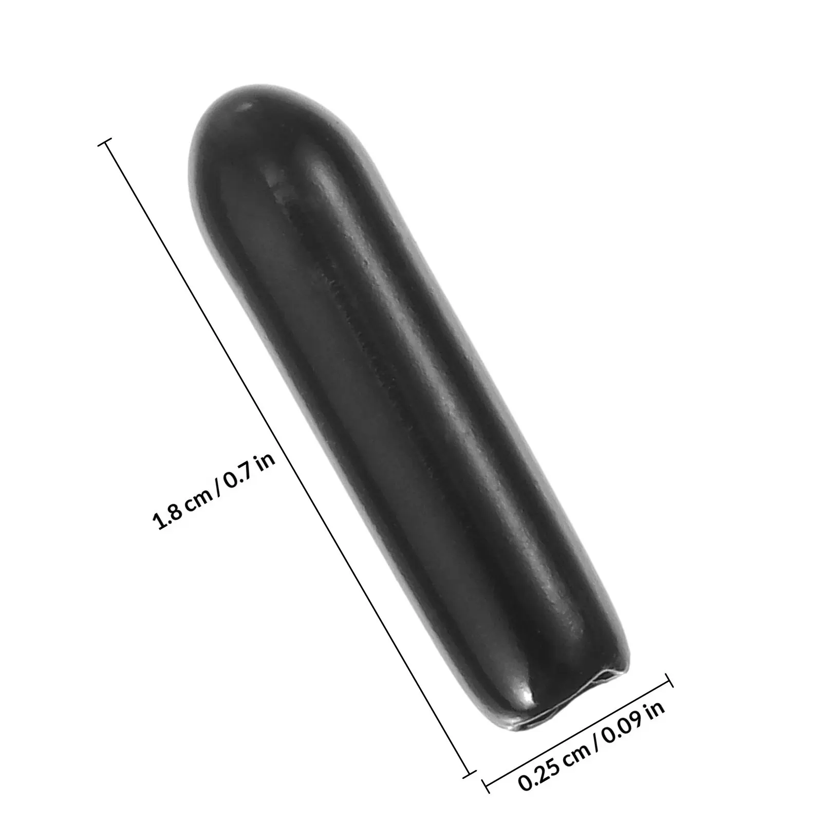 250Pcs Black Round Rubber End Caps for Tube Rods Screws Thread Protection Furniture Feet Floor Safe Wear Resistant Tube End