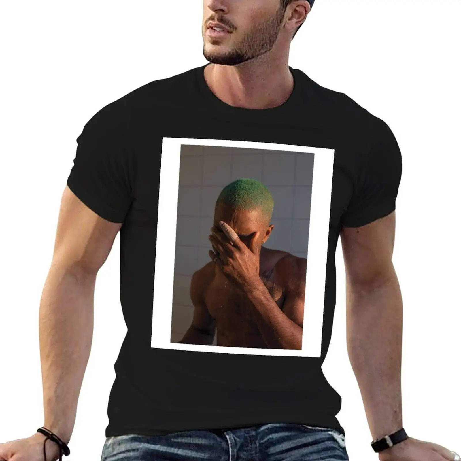 

Frank blond ocean T-Shirt man t shirts cotton t shirt custom print man t shirt designer T-Shirt