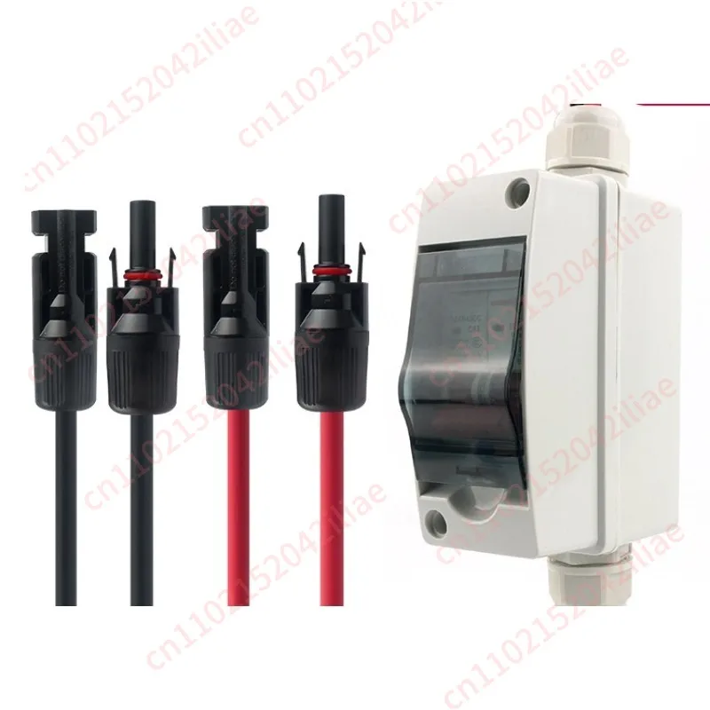DC switch circuit breaker Photovoltaic 550V/1000V distribution box Outdoor plastic box with cable