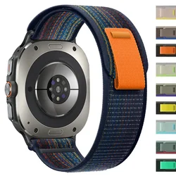 Trail Loop Nylon Strap for Samsung Galaxy Watch Ultra 47mm No Gaps Sports Bracelet Watchband for Samsung Watch Ultra band Correa