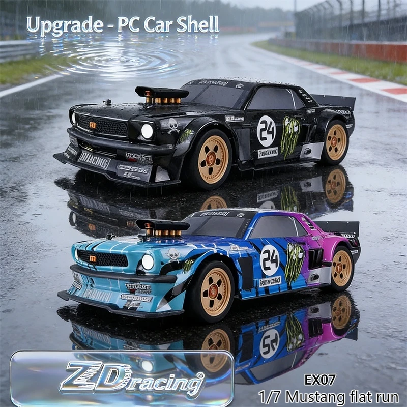 ZD Racing EX07 1/7 Szybki, Profesjonalny Samochód Sportowy z Napędem na Cztery Koła, Bezszczotkowy Samochód Sportowy RC Sterowany Pilotem